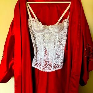White Lace Bustier